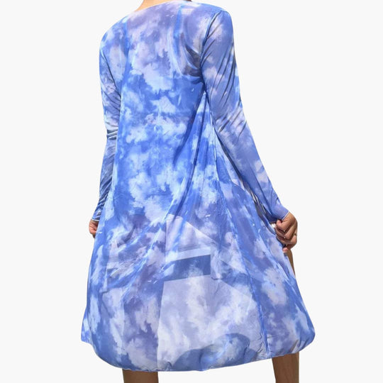 Women’s Beachwear Set with Kimono and High-Waisted Shorts