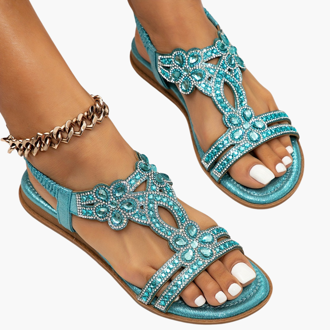 Women’s Boho Sandals with Footbed and Stylish Straps