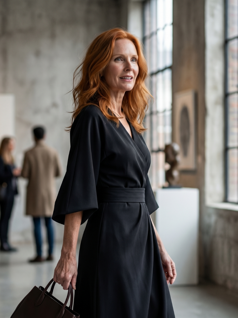 Beryl | Sculpted Waist Panel Midi Dress
