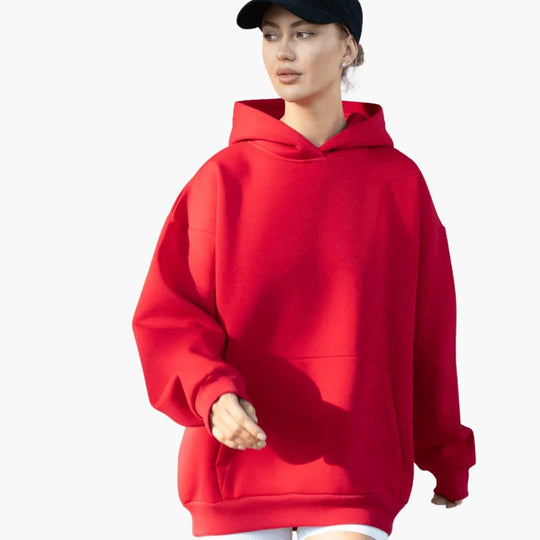 Women's Hoodie with Hood and Front Pocket