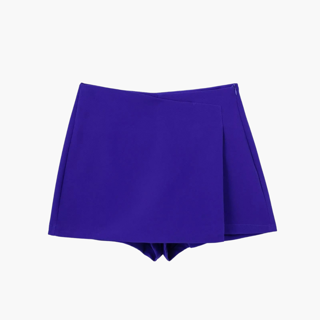 Women’s High-Waisted Skort with Built-In Shorts