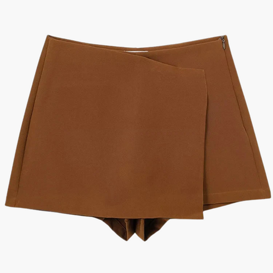 Women’s High-Waisted Skort with Built-In Shorts