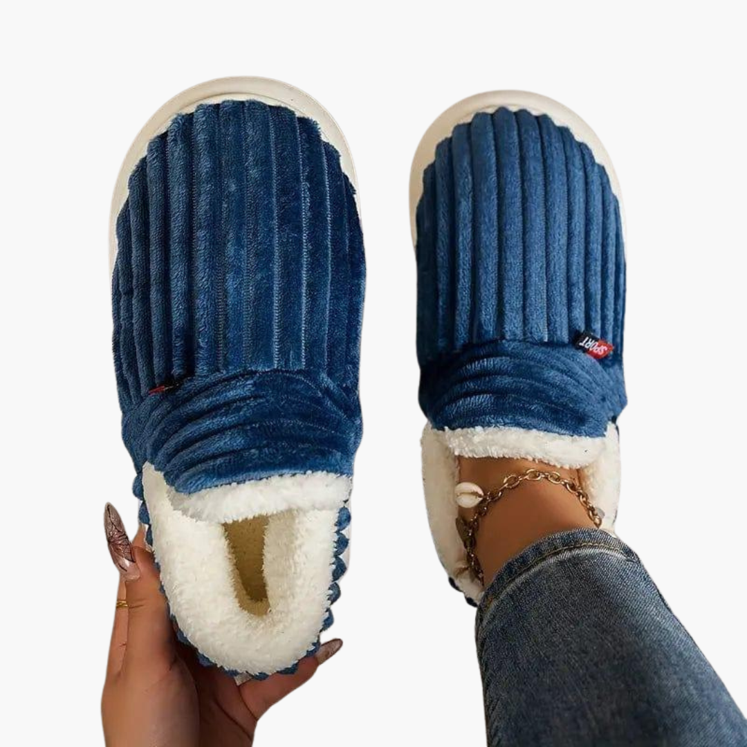 Women’s Indoor Slippers with Slip-On Design