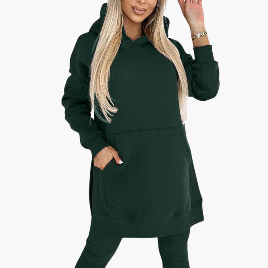 Women’s two-piece set with hood and leggings