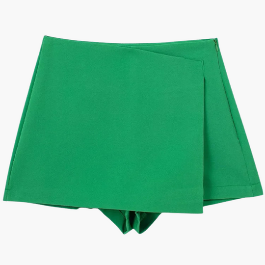 Women’s High-Waisted Skort with Built-In Shorts