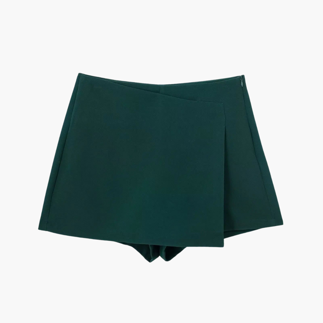 Women’s High-Waisted Skort with Built-In Shorts