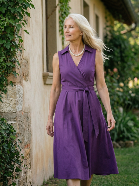 Ziven | Relaxed Drape Midi Dress