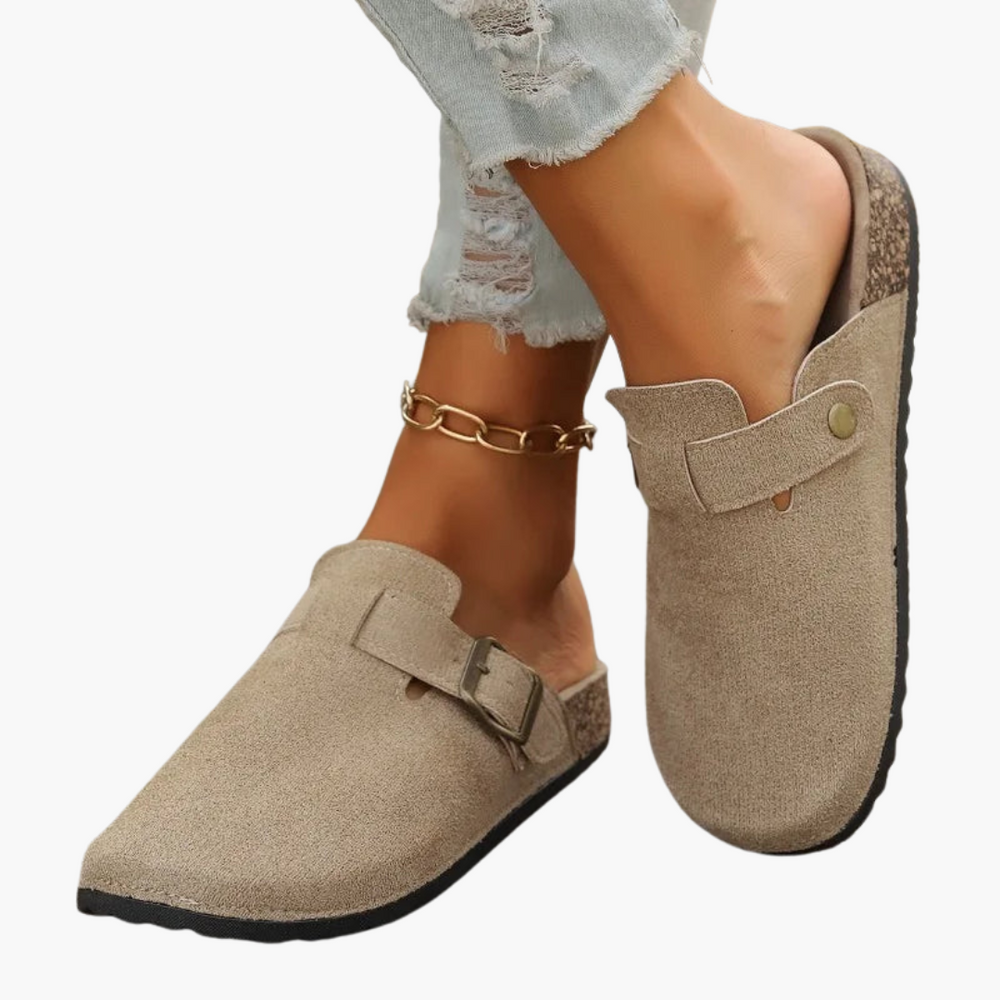 Women's Clogs with Closed-Toe Design and Slip-On Style