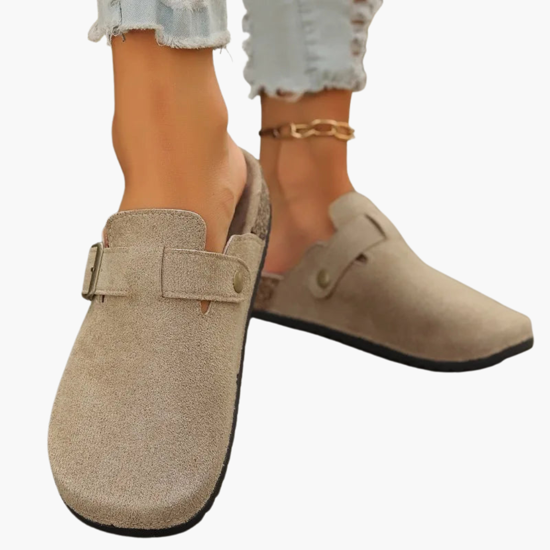 Women's Clogs with Closed-Toe Design and Slip-On Style