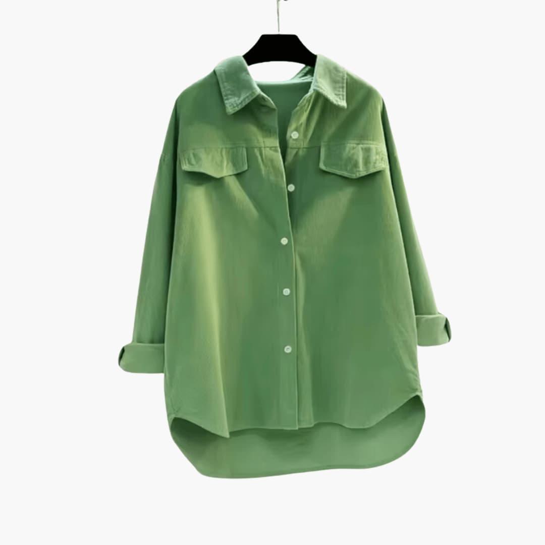 Casual Loose Corduroy Jacket for Women - Soft & Stylish Layering - Made by Jessica