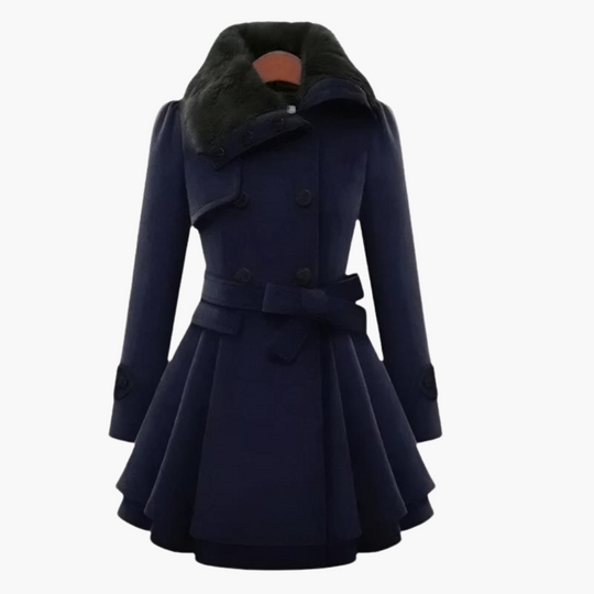 Women’s Trench Coat with Belted Waist