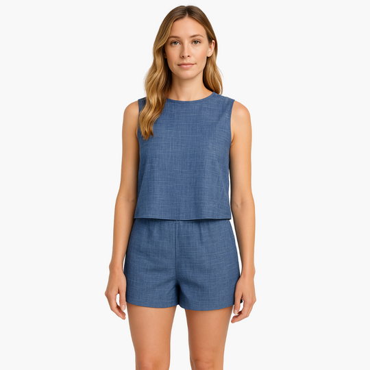 Women’s Wrap Dress with V-Neck and Fitted Silhouette