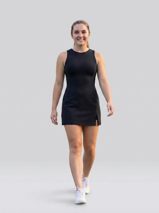 Fayen | Clean Side Slit Tennis Dress