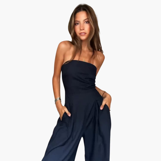 Women’s One-Piece Jumpsuit with Waist Definition