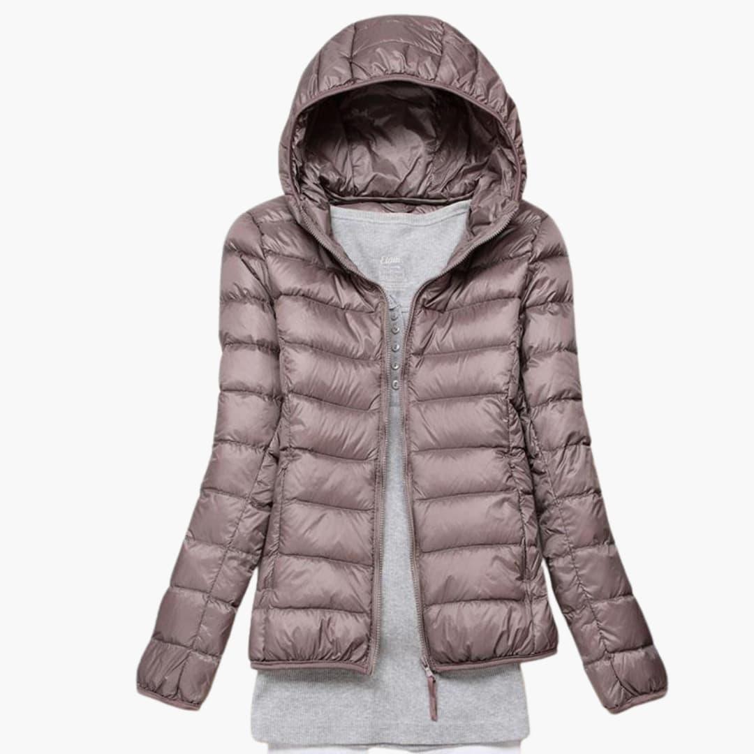 Isabella | Women’s Down Jacket with Hood - Made by Jessica
