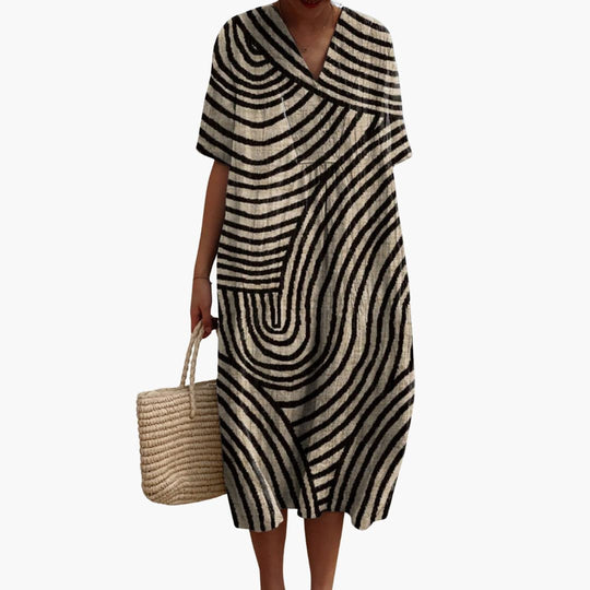 v neck midi dress pattern DIY Bias Cut V-Neck Dress + Sewing Pattern | Sew Along Tutorial | Lined Version