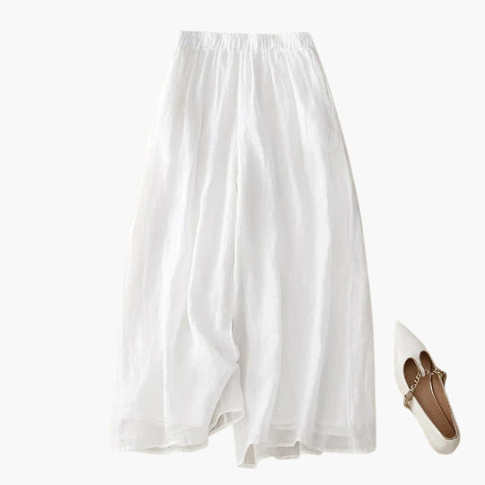 Women’s Wide-Leg Trousers with Elasticated Waistband