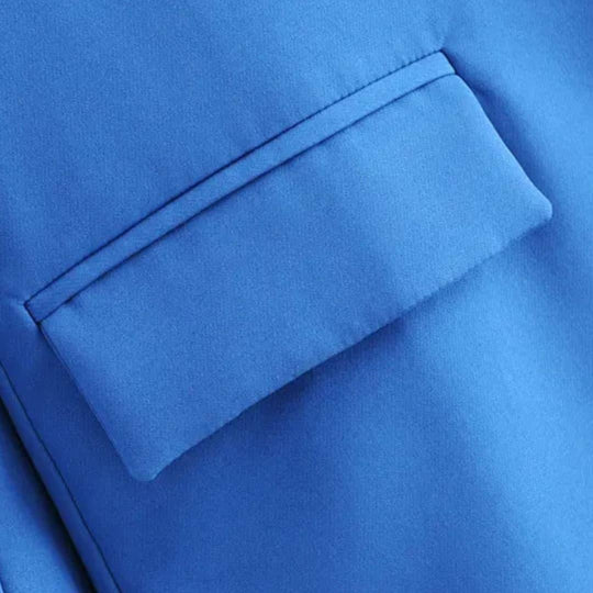 Women’s Blazer with Single-Button and Longline Cut