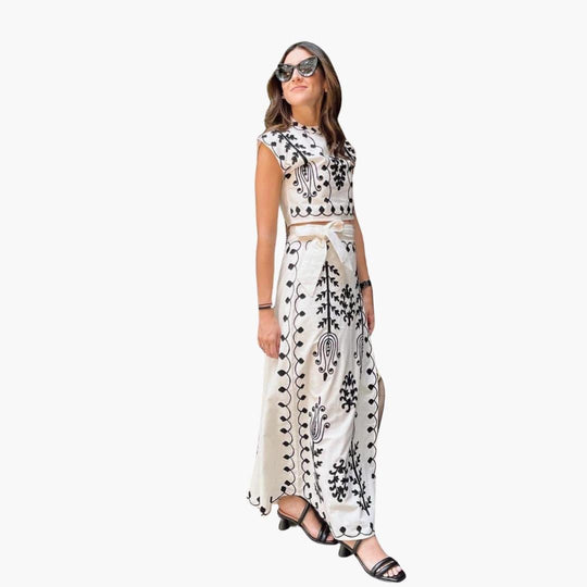 Boho Floral Midi Dress - Lightweight Summer Dress for Women - Made by Jessica