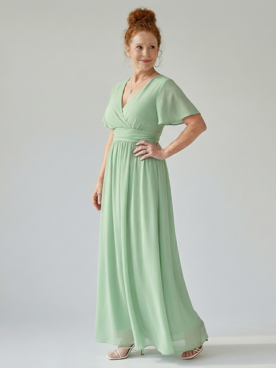 Noel | Pure Wrap Maxi Dress