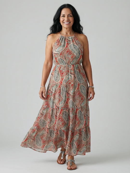 Aven | Calm Drape Maxi Dress