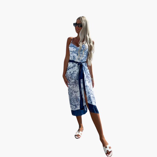 Women’s Swimsuit Set with Underwire Support and Wrap