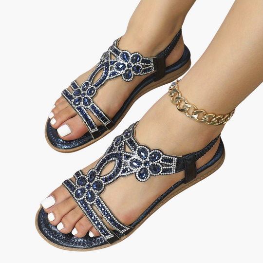 Women’s Boho Sandals with Footbed and Stylish Straps