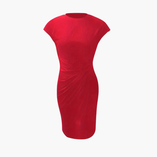 Women’s Sleeveless V-Neck Tank Top with Pleated Front