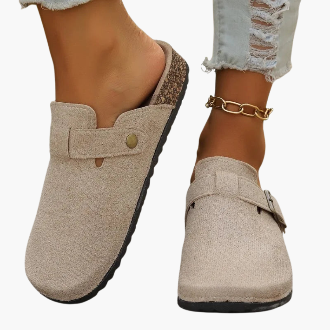 Women's Clogs with Closed-Toe Design and Slip-On Style