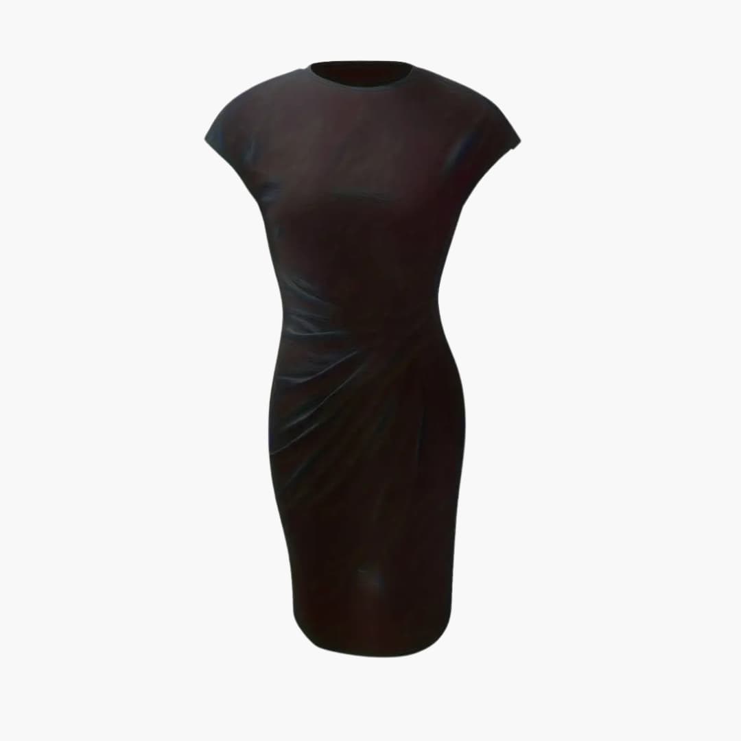 Women’s Sleeveless V-Neck Tank Top with Pleated Front