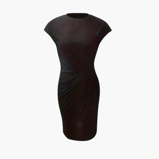 Women’s Sleeveless V-Neck Tank Top with Pleated Front