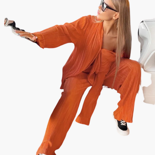 Women’s Co-Ord Set with Pleats