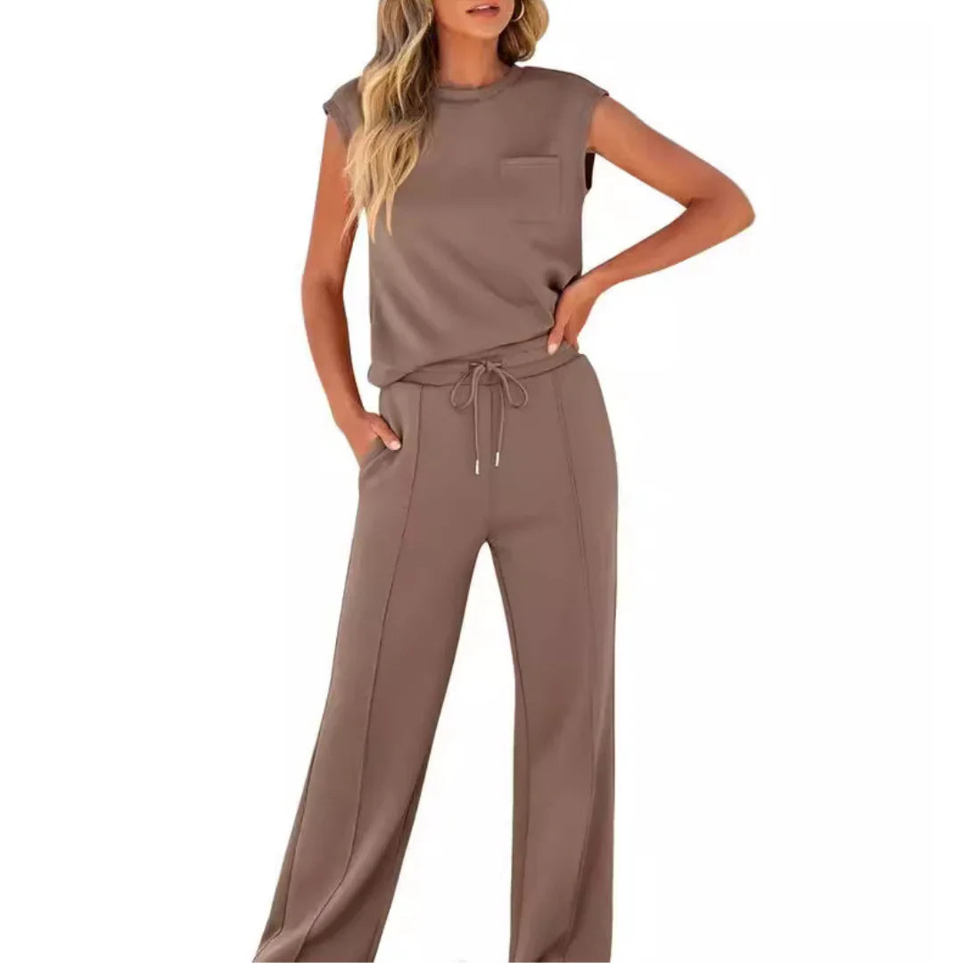 Women's Casual Summer Lounge Co-Ord with Relaxed Fit and Versatile Styling
