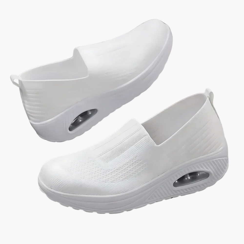 Women’s Slip-On Shoes with Padded Insole and Closed Toe