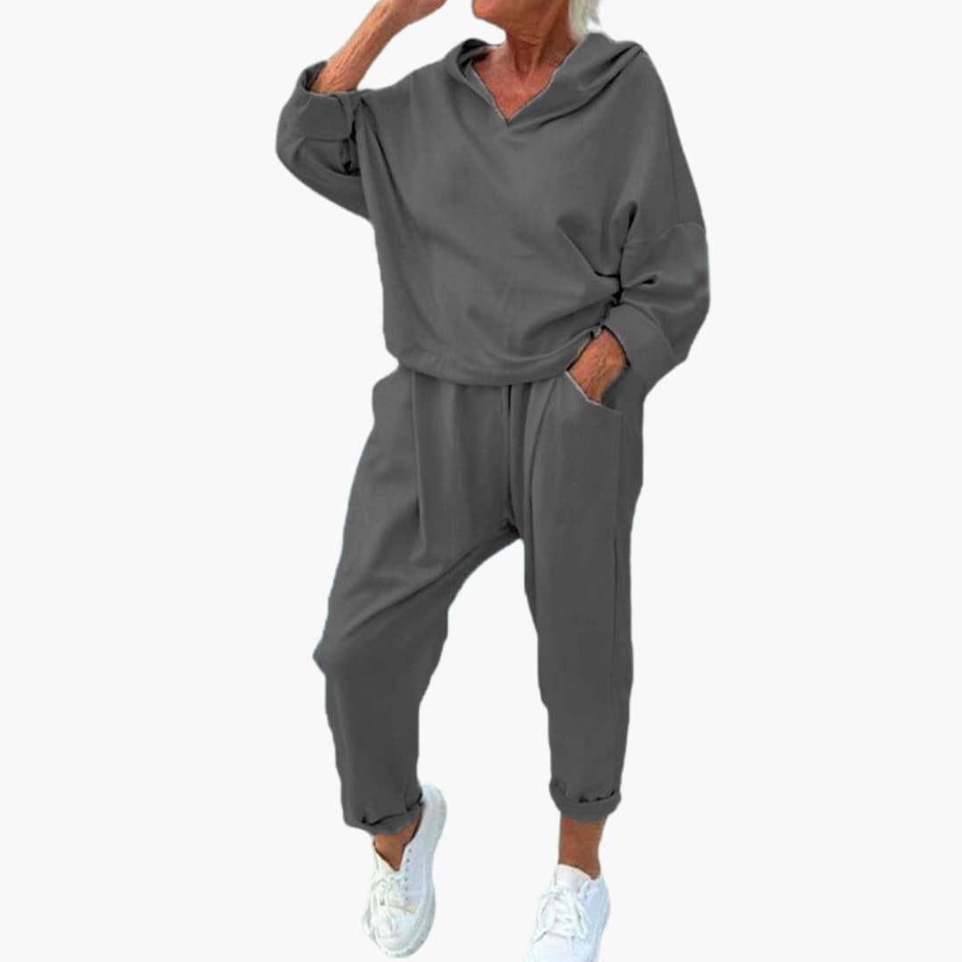 Knit Lounge Set – Women's Cozy Two-Piece Loungewear Outfit