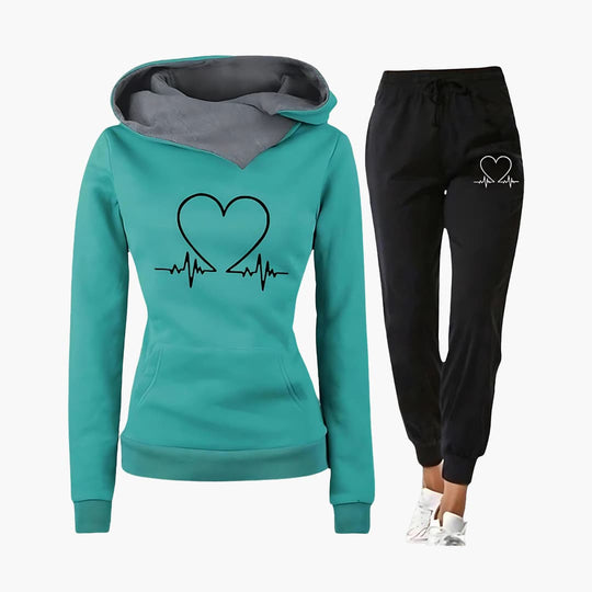 Women’s two-piece set with long sleeves and trousers
