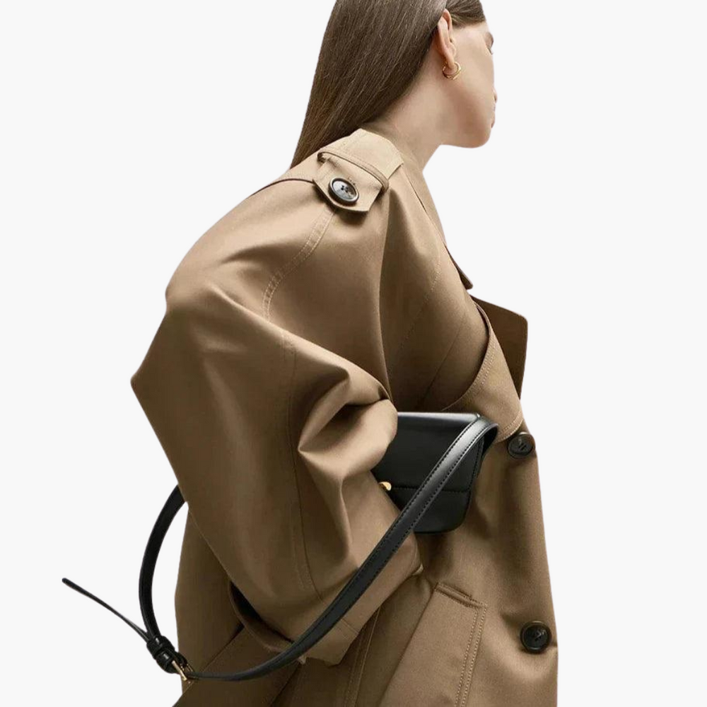 Long Trench Coat for Women – Elegant & Versatile Outerwear