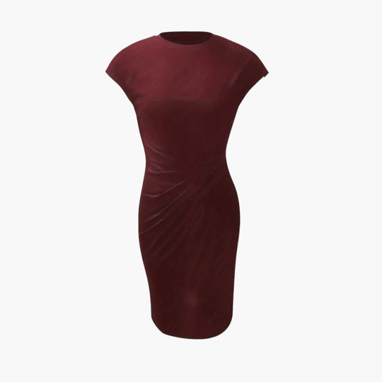 Women’s Sleeveless V-Neck Tank Top with Pleated Front