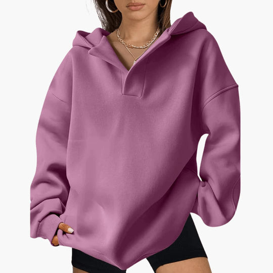 Women's Hoodie with Large Hood and Kangaroo Pocket