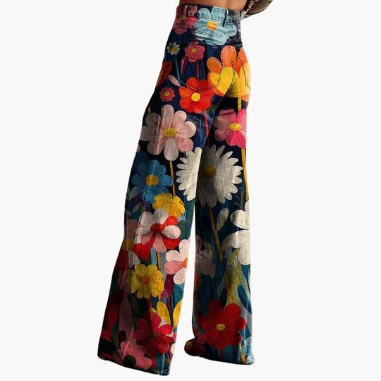 Women’s High-Rise Wide-Leg Trousers