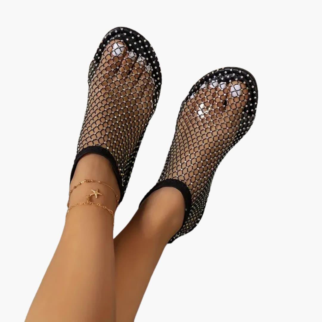 Women’s Summer Sandals with Breathable Mesh and Cushioned Sole