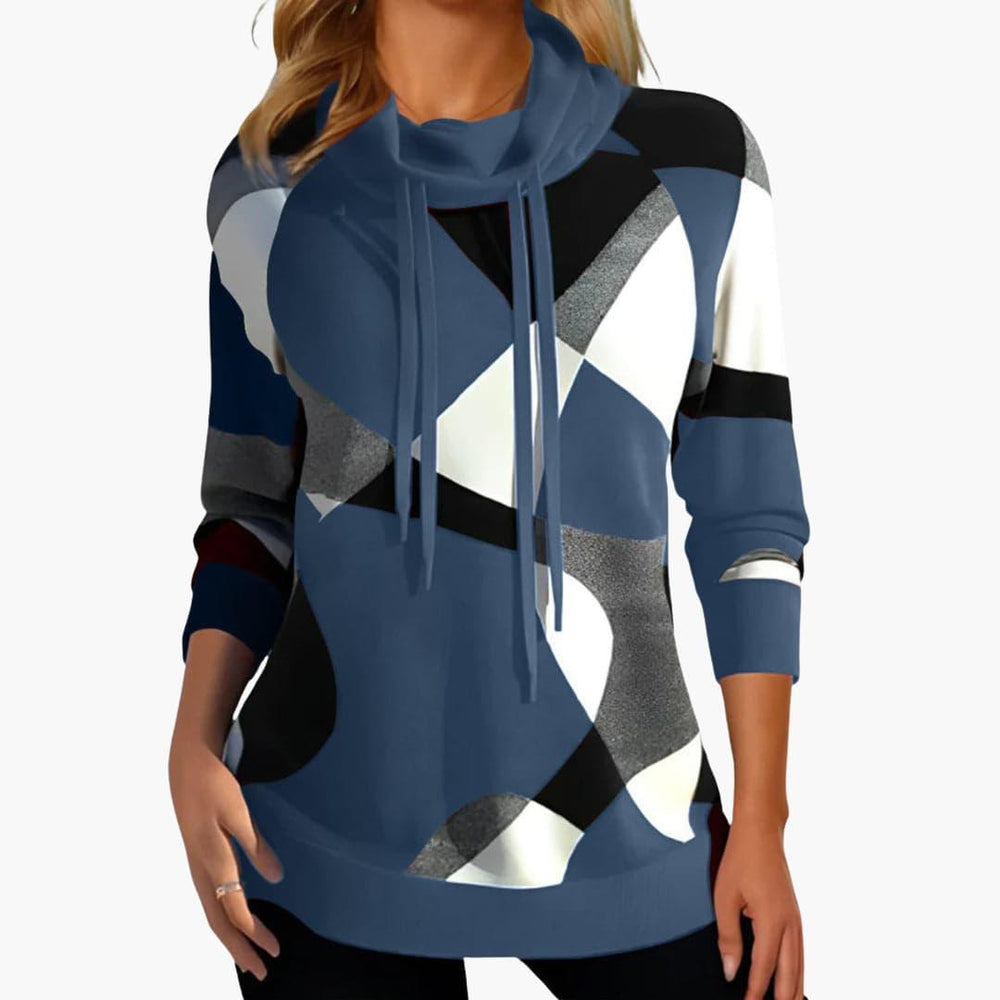 Casual Pullover Hoodie for Women - Trendy Color Block Design - Made by Jessica