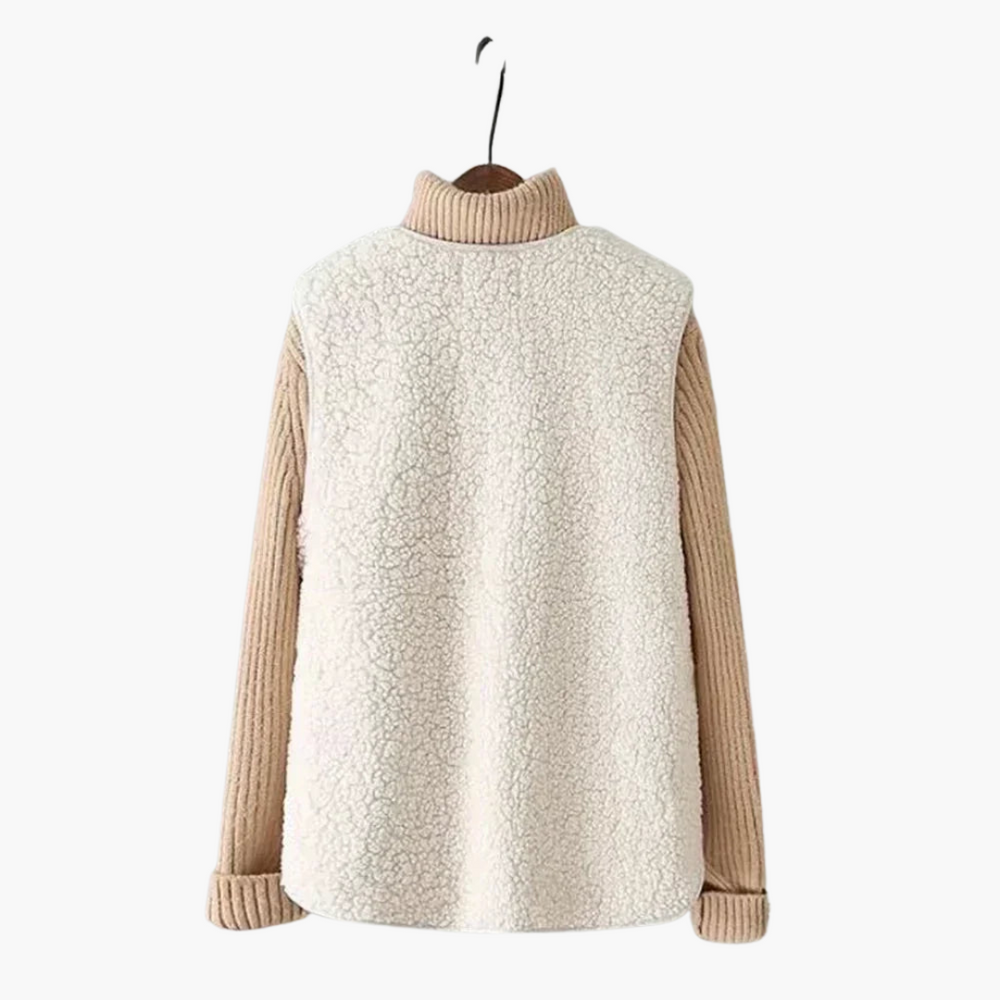 Women’s Wool Vest with Tailored Fit and Sleeveless Design