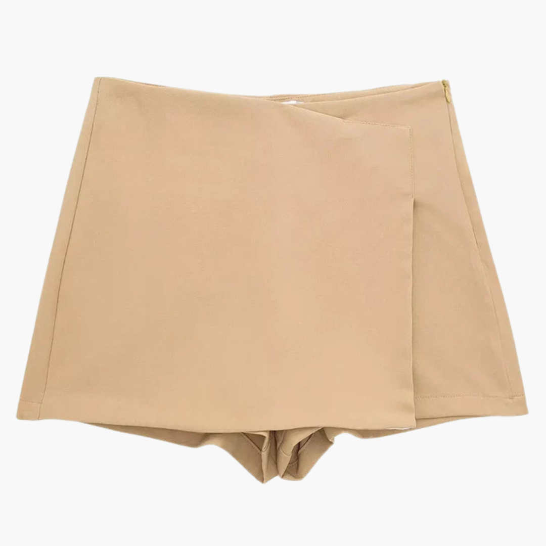Women’s High-Waisted Skort with Built-In Shorts