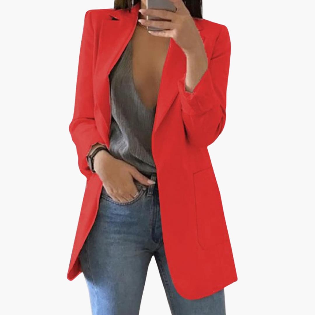Women’s Blazer with Fitted Shape and Structured Silhouette