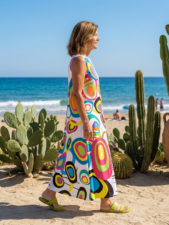 Calira | Playful Flow Maxi Dress