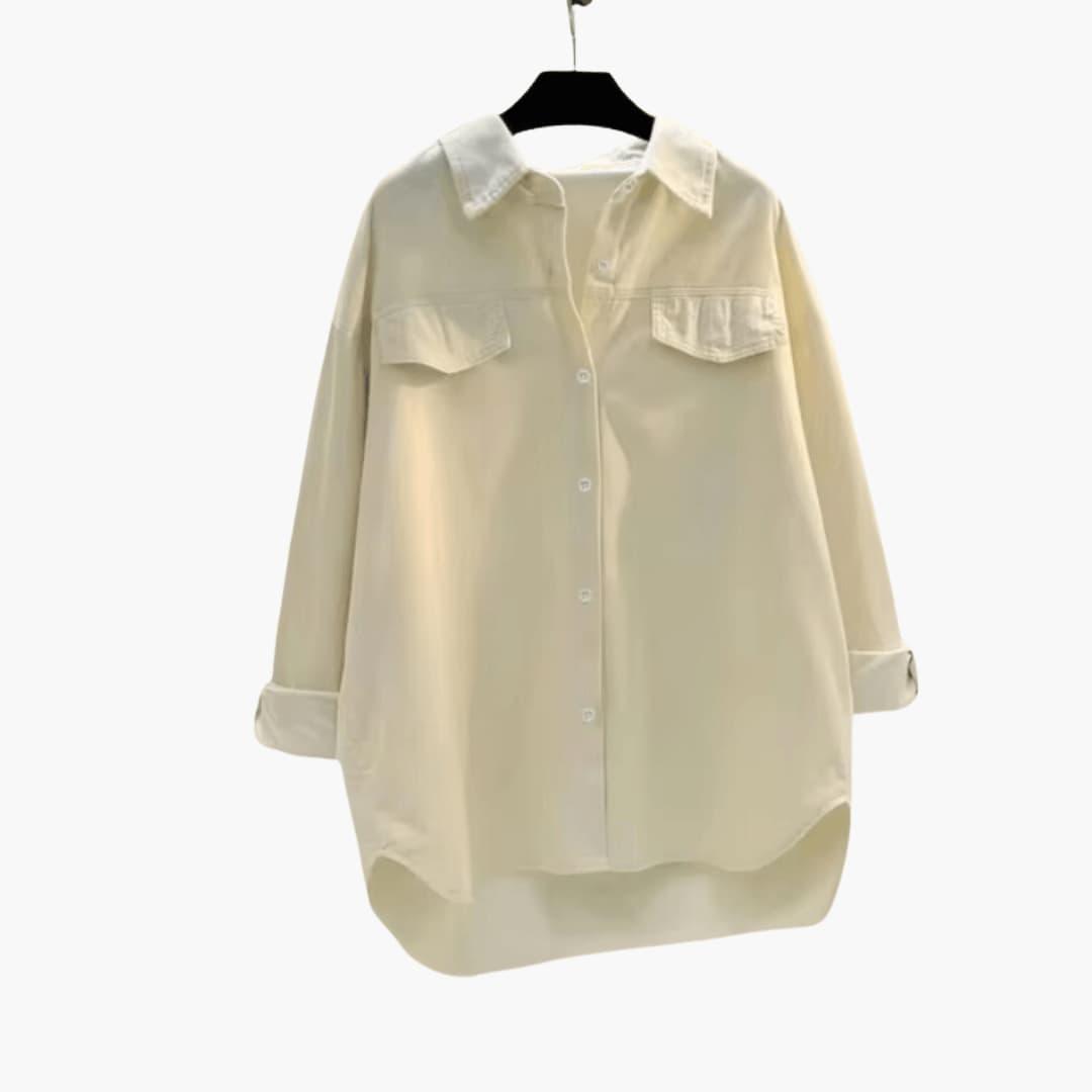 Casual Loose Corduroy Jacket for Women - Soft & Stylish Layering - Made by Jessica