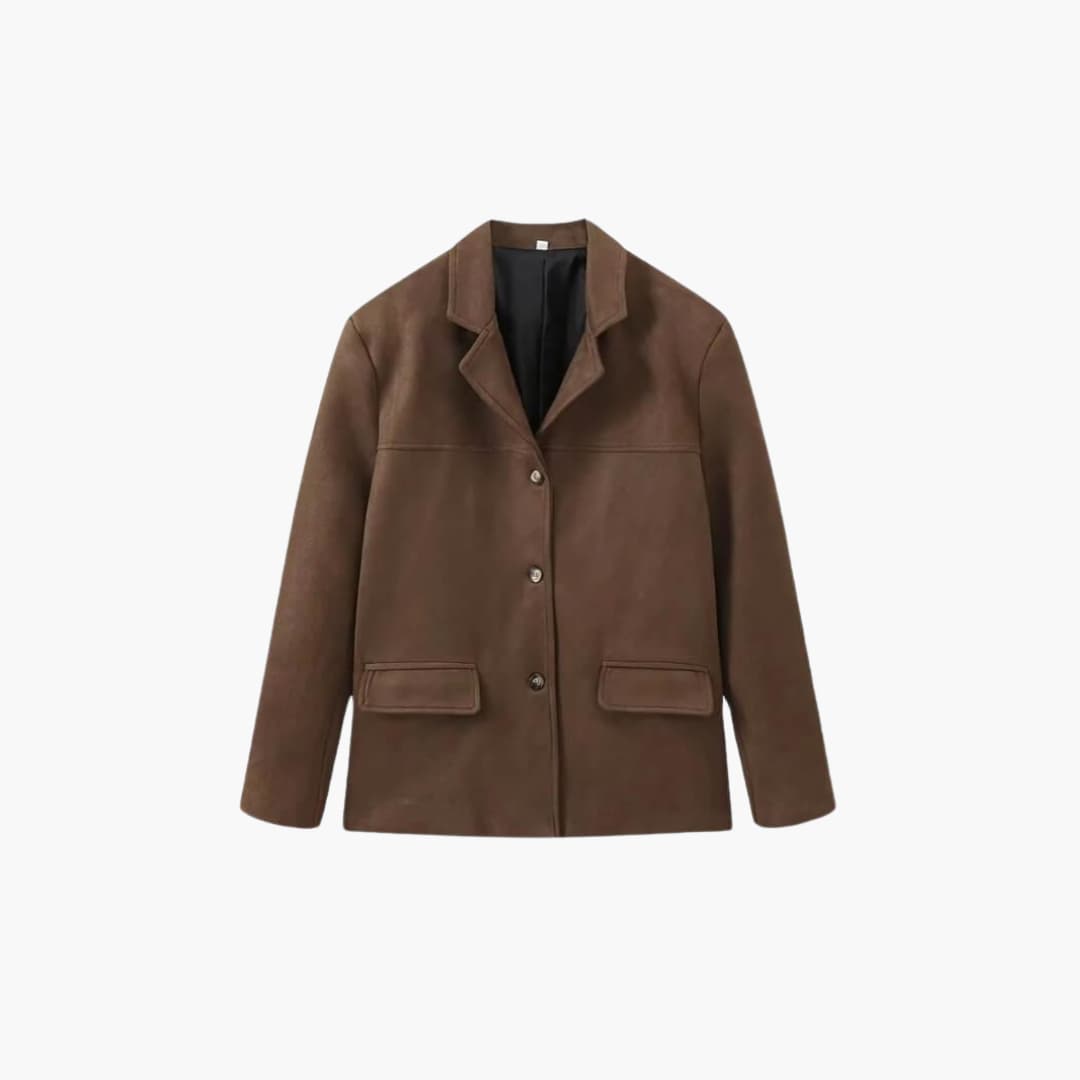 Buttoned Jacket for Women – Cropped, Stylish & Trendy Layer - Made by Jessica