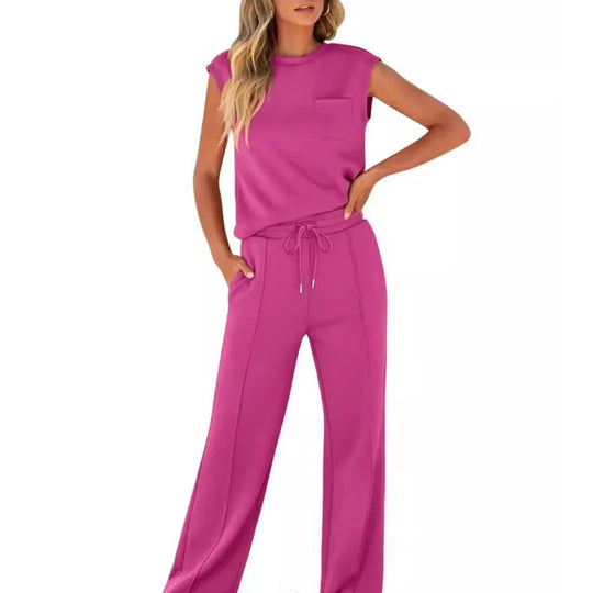 Women's Casual Summer Lounge Co-Ord with Relaxed Fit and Versatile Styling