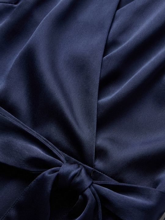 Briony | Halter Wrap Tie High Low Dress